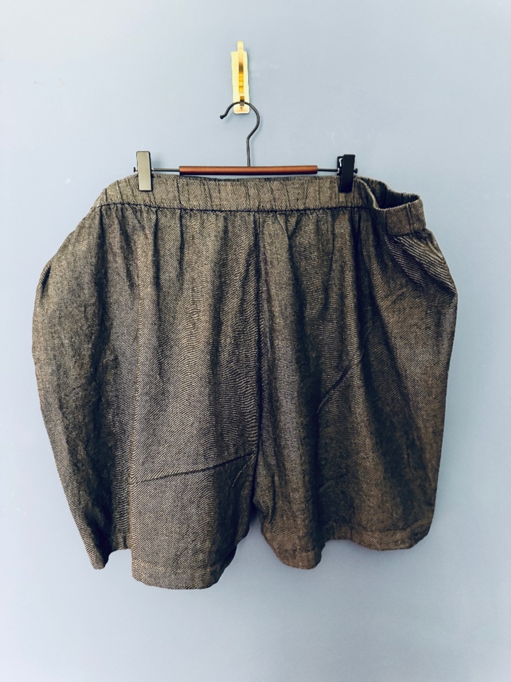 Eileen Fisher 100% organic cotton shorts, pull-on style 3X